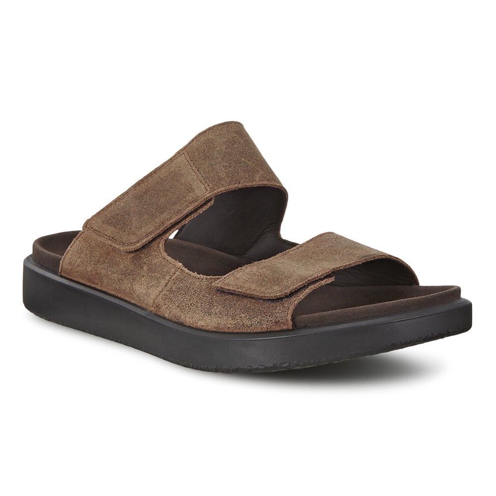 ECCO Mens Sandals Brown - Flowt - XDA-154086